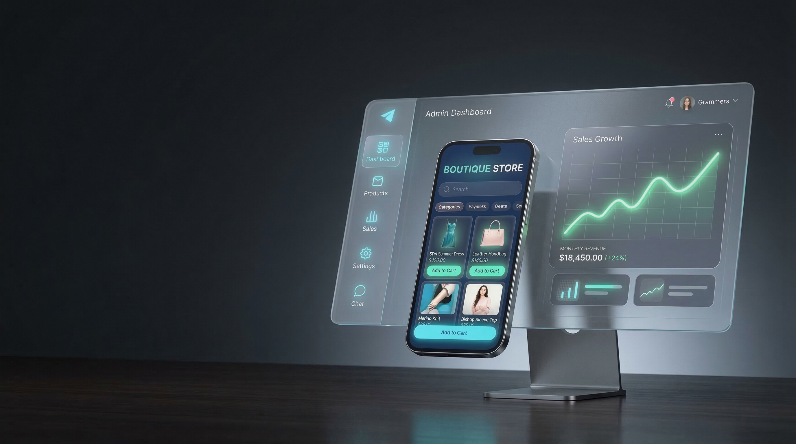 Grammers Dashboard & App